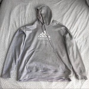 Adidas Gray Hoodie Japan Logo